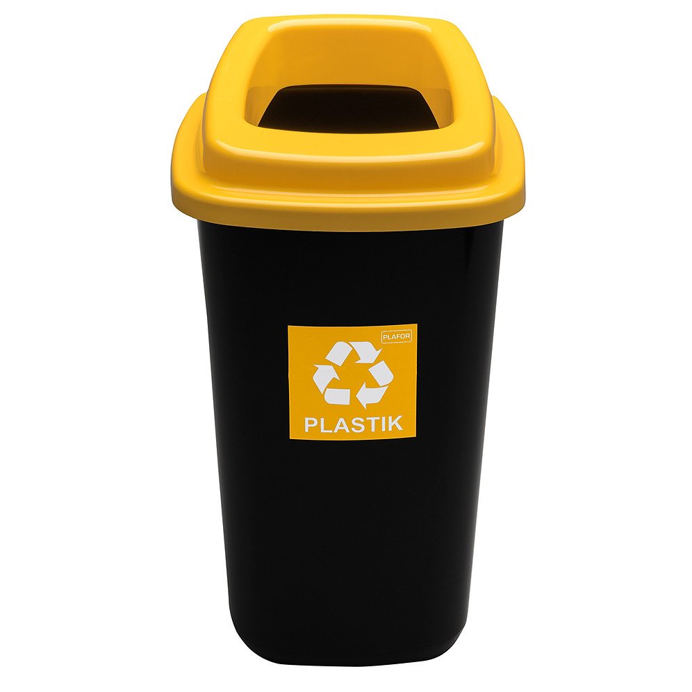 CURVER SORTBIN KOSZ NA PLASTIK 45L ŻÓŁTA POKRYWA
