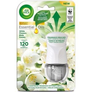 AIRWICK ELECTRIC BUTELKA BIAŁE KWIATY ZAPAS