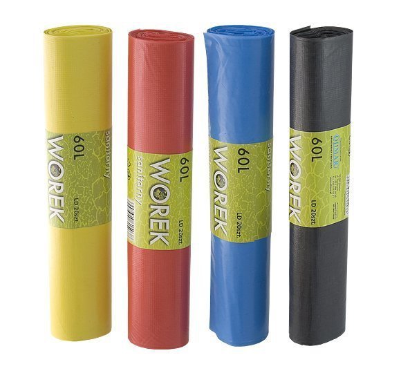 worek 60l gruby 50 sztuk