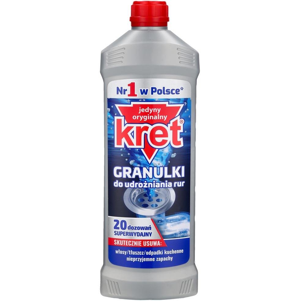 UDRAŻNIACZ DO RUR KRET GRANULKI 800G