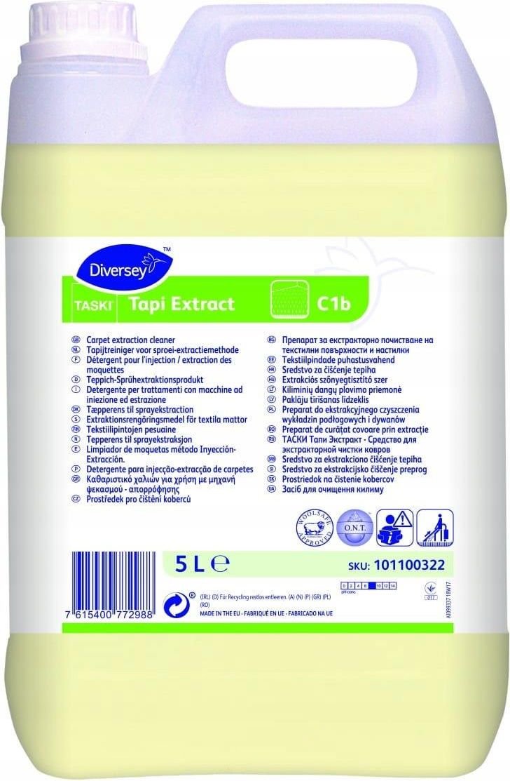 DIVERSEY TASKI TAPI EXTRACT PŁYN DO PRANIA DYWANÓW 5L