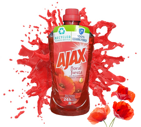 AJAX POLNE KWIATY CZERWONY 1L