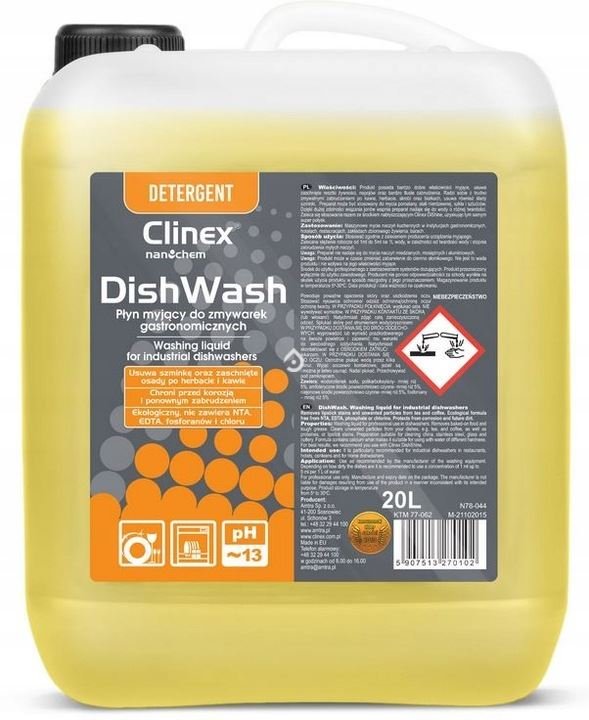 CLINEX DISH WASH PŁYN MYJĄCY DO ZMYWARKI 20L